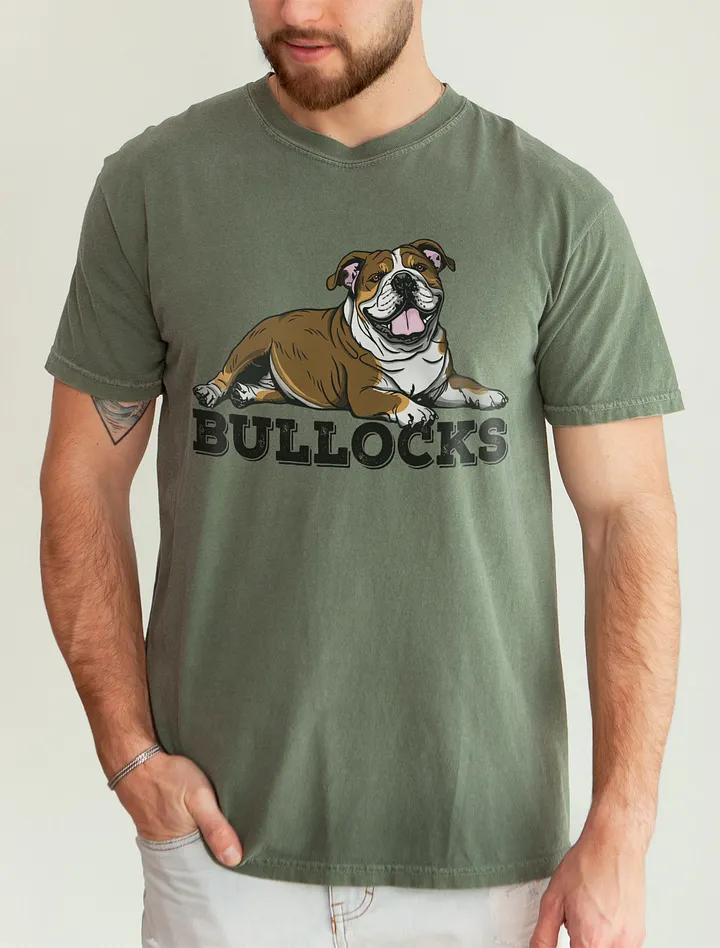 Bullocks T-Shirt of an English Bulldog (Tricolor) | Funny T-Shirt for Bulldog Owners product image (21)