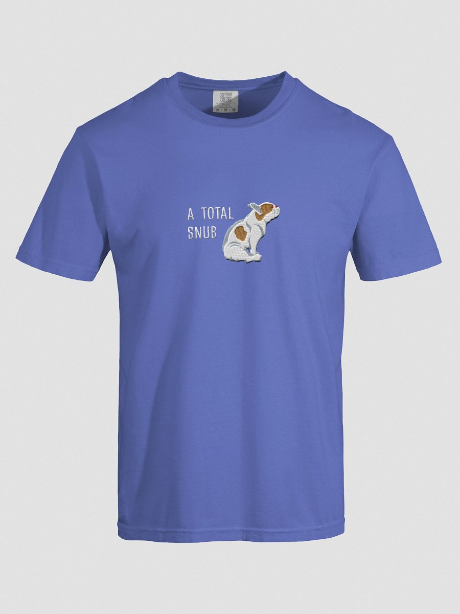 A Total Snub T-Shirt(Embroidered) of a French Bulldog(Pied Brown) product image (47)