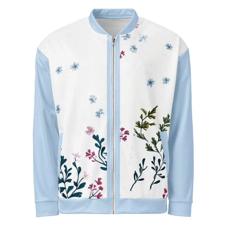 Botanical Bliss All-Over Print Bomber Jacket product image (2)