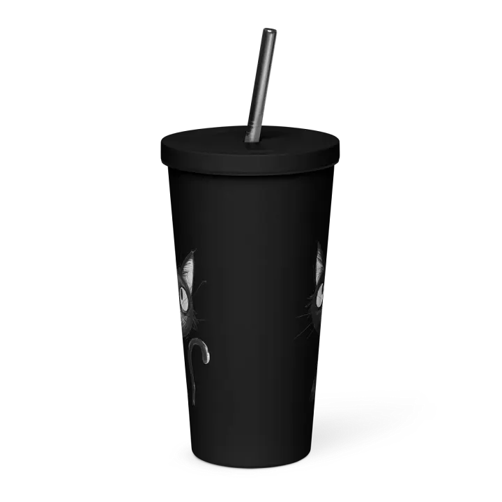 Black Kitty Insulated Tumbler product image (2)