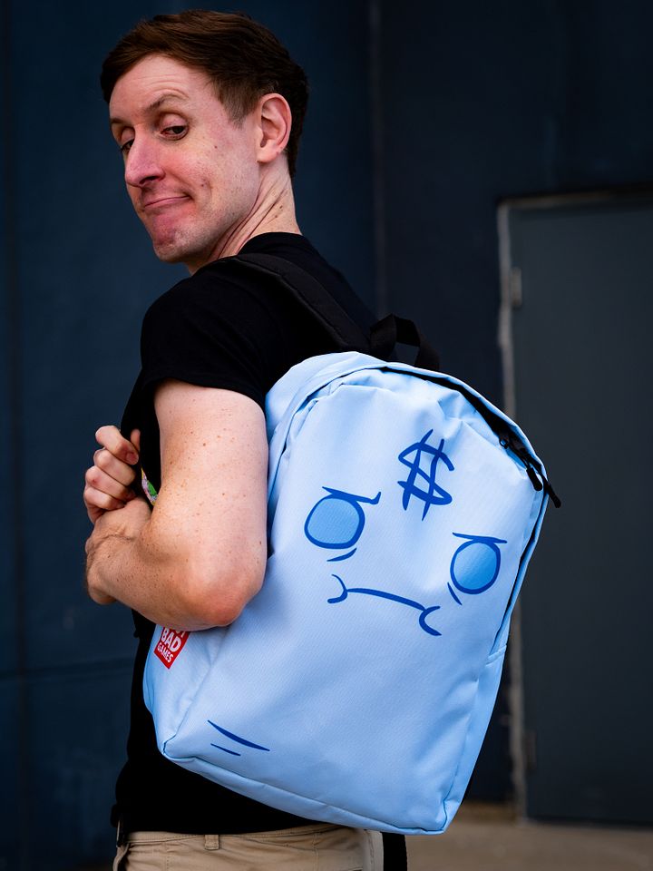 Blue Money Ghost Backpack product image (1)