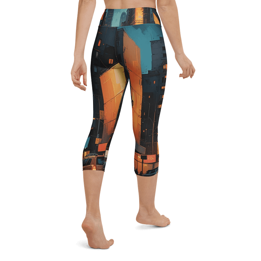 Abstract City 2 Capri Leggings product image (3)