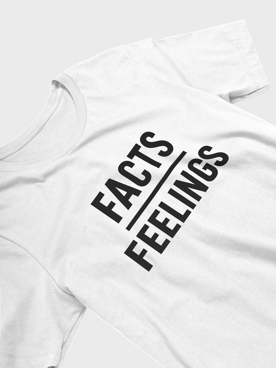 Facts Over Feelings – Minimalist Truth Tee product image (3)