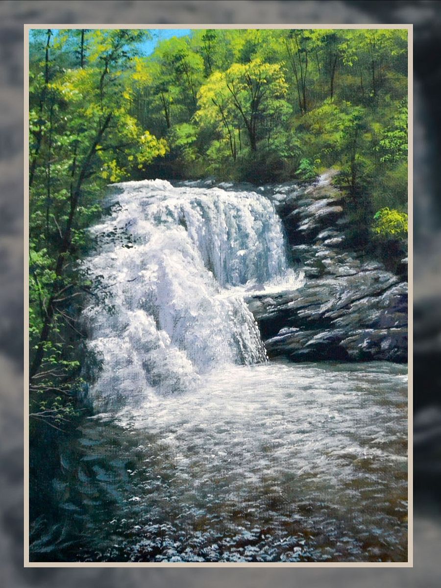 DOWNLOADABLE Acrylic Painting Tutorial - Waterfalls product image (4)