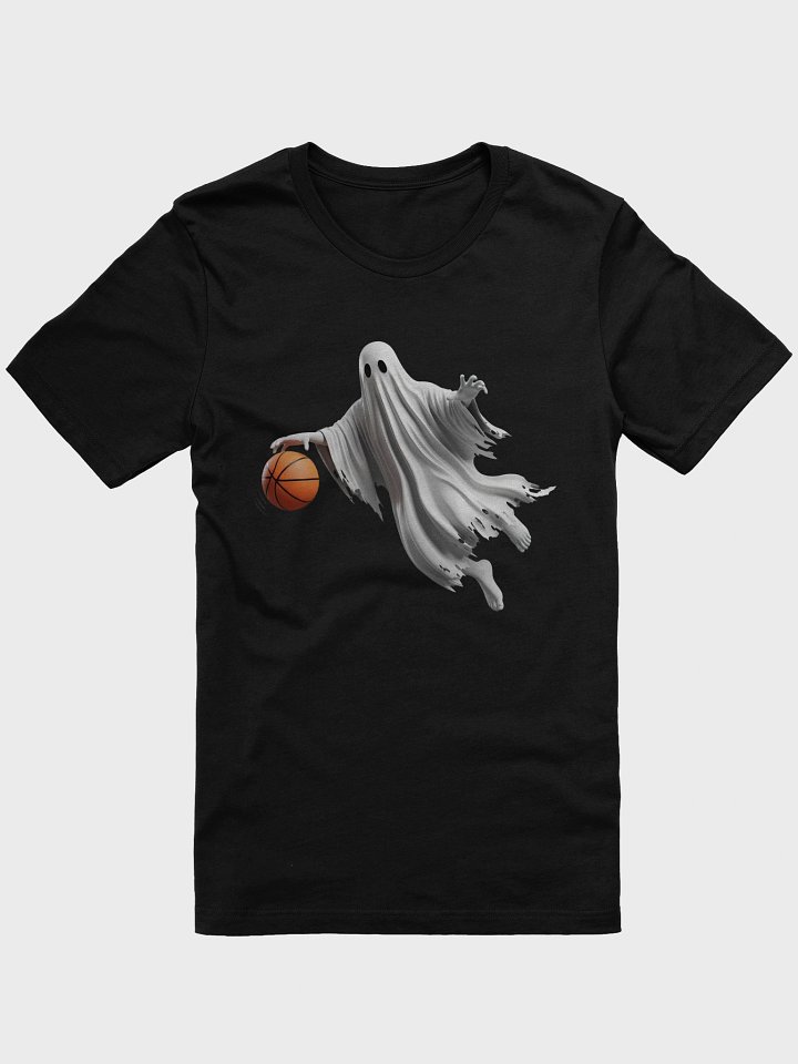 Spooky Hoops Ghost Basketball T-Shirt product image (1)