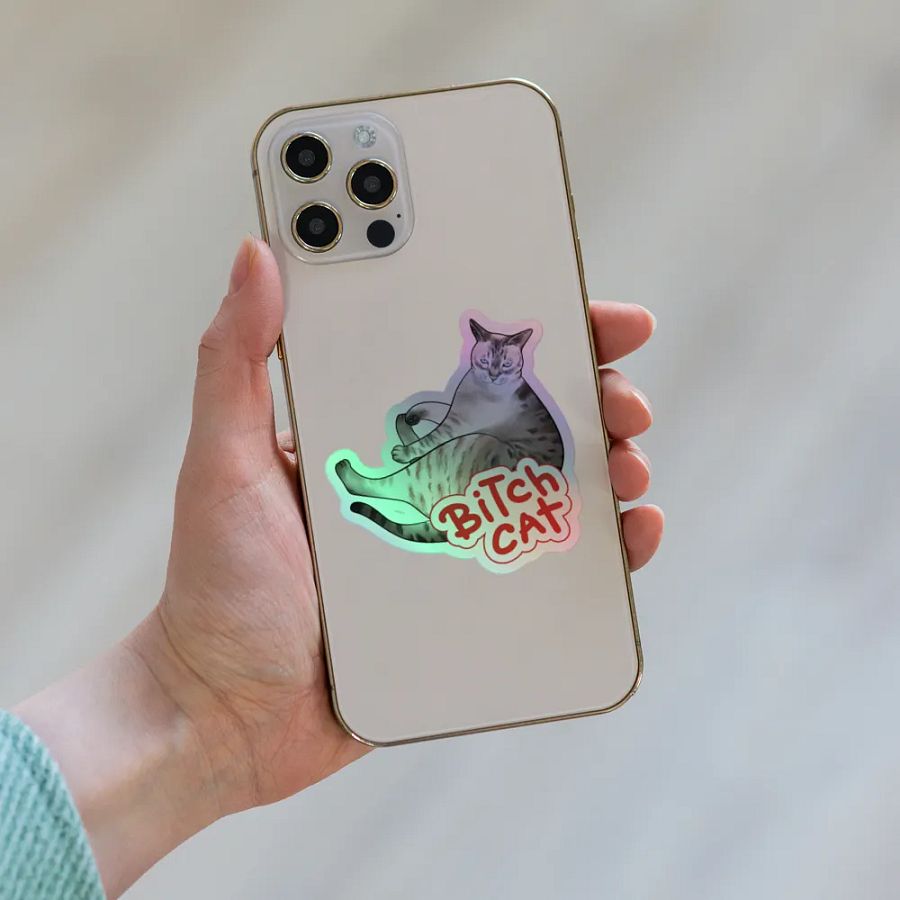 Special Edition Holographic Bitch Cat product image (8)