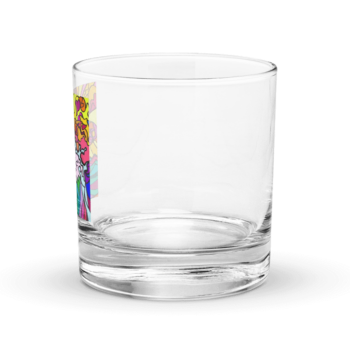 Vibrant Swirls Rocks Glass - Wave at Sunset product image (2)
