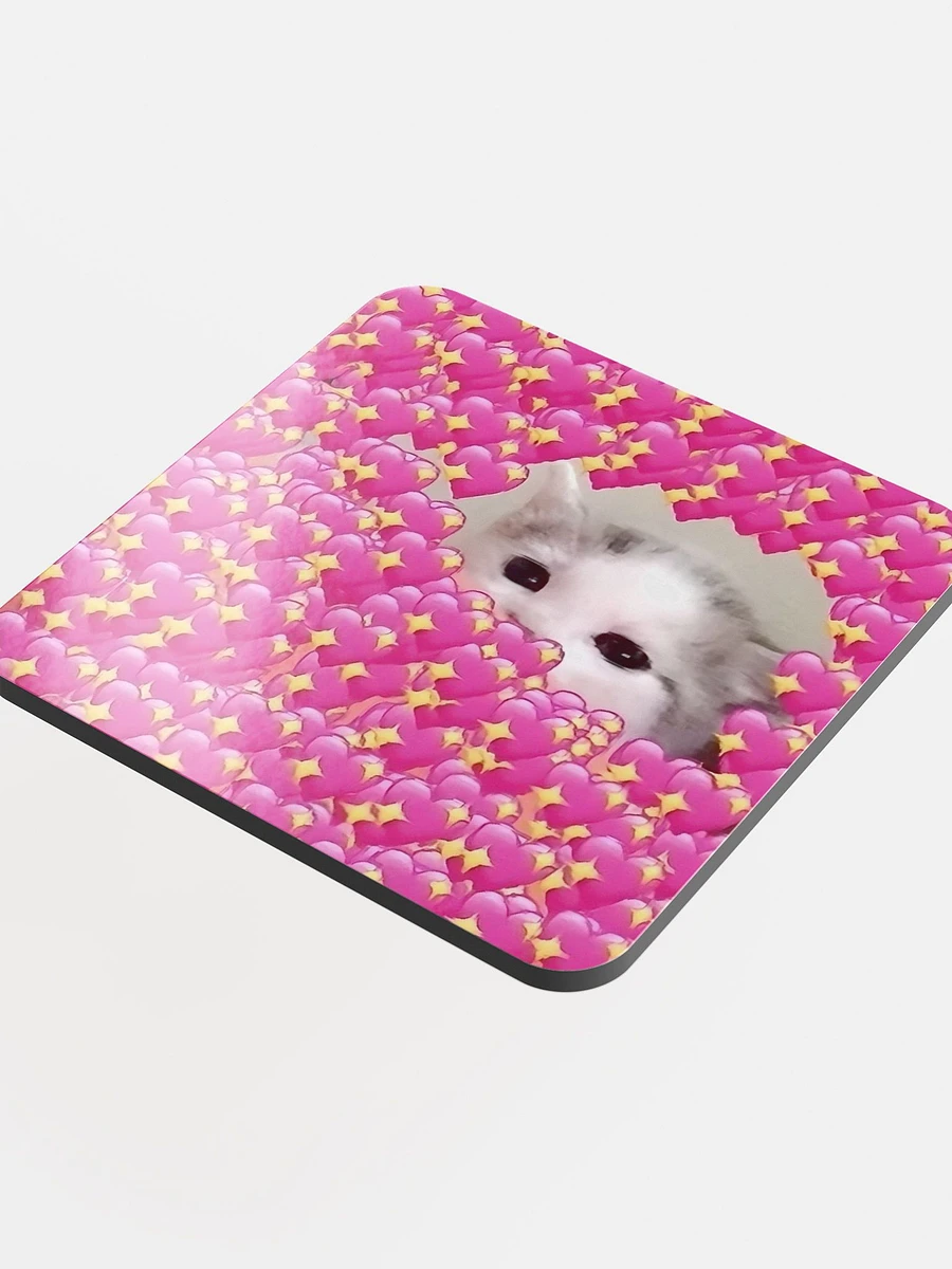 Glossed Cork Coaster: Meme Cats product image (4)