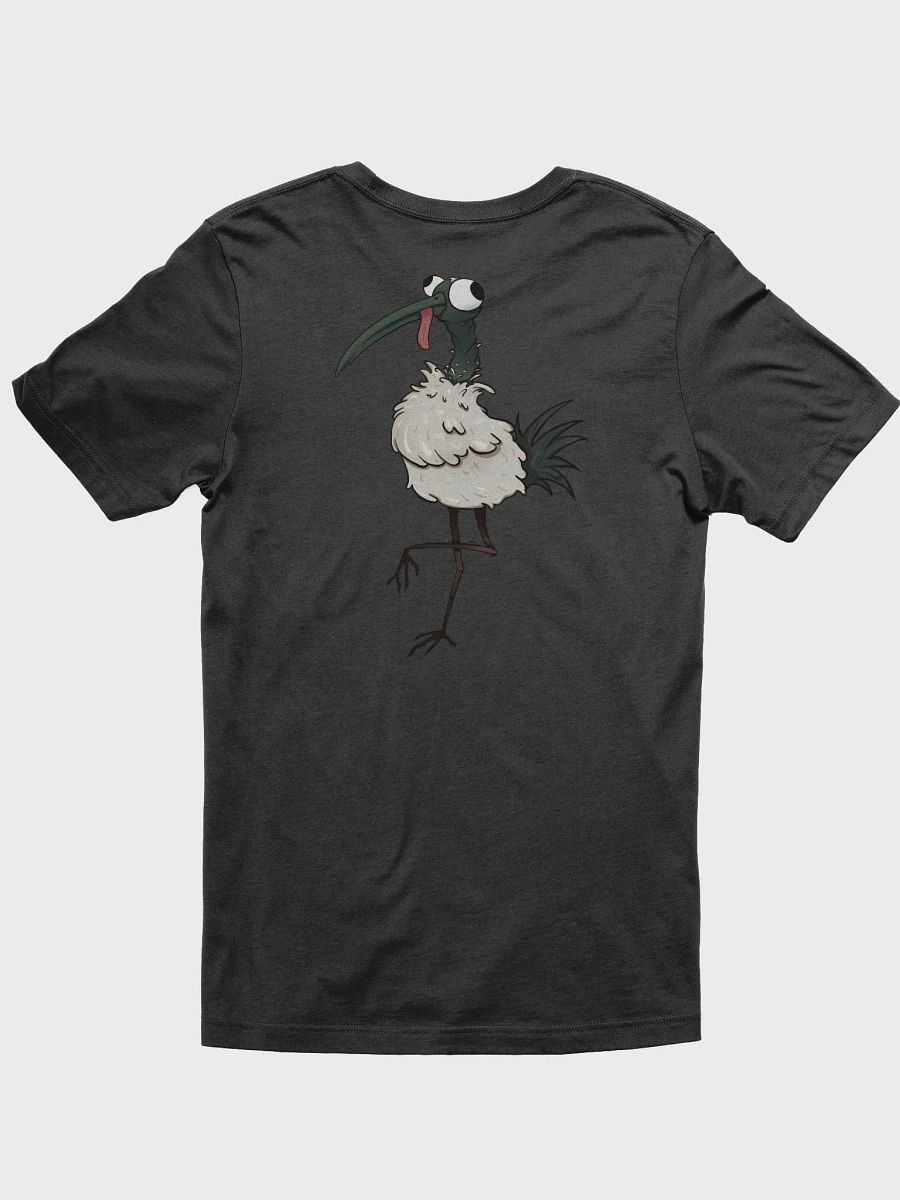Flip (front) & Bin Chicken (Back) [Yellow Text] Unisex Tee product image (2)