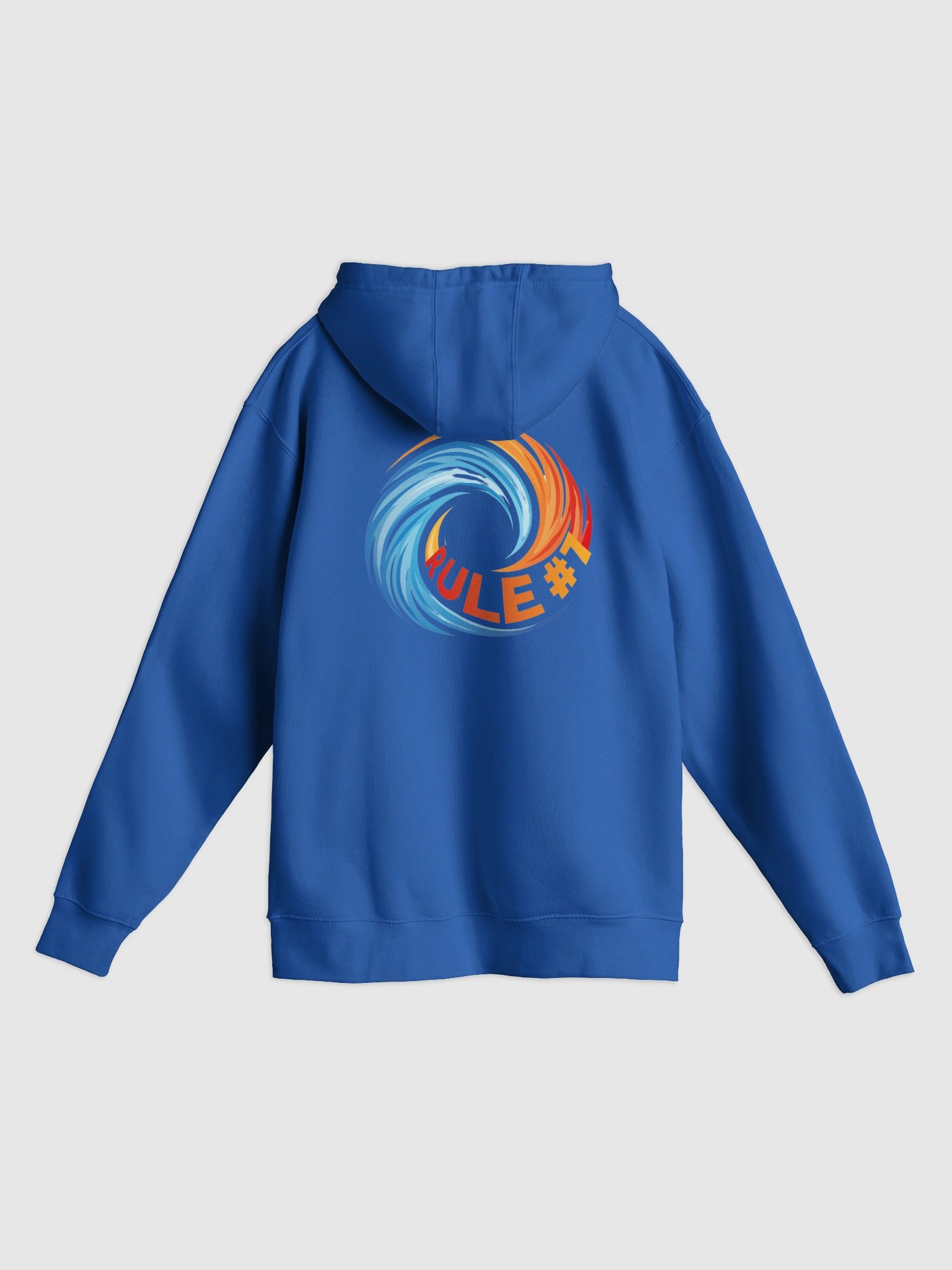 Rule #7 Hoodie Blue and Orange product image (9)
