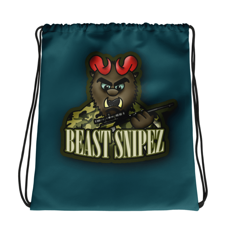 Beast_Snipez Drawstring Bag product image (1)