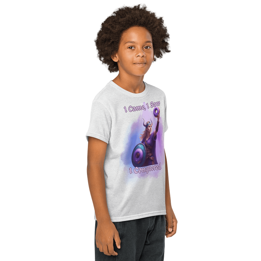 Female Viking Donut Conqueror Youth Sports Tee product image (61)