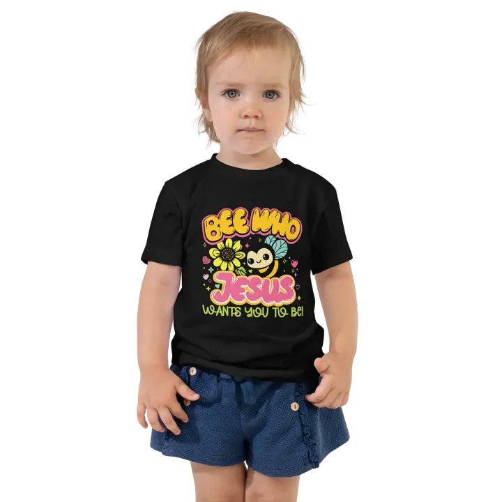 Bee Who Jesus Wants You to Be Toddler Tee product image (2)