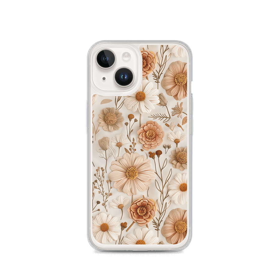 Floral Harmony iPhone MagSafe Clear Case product image (4)