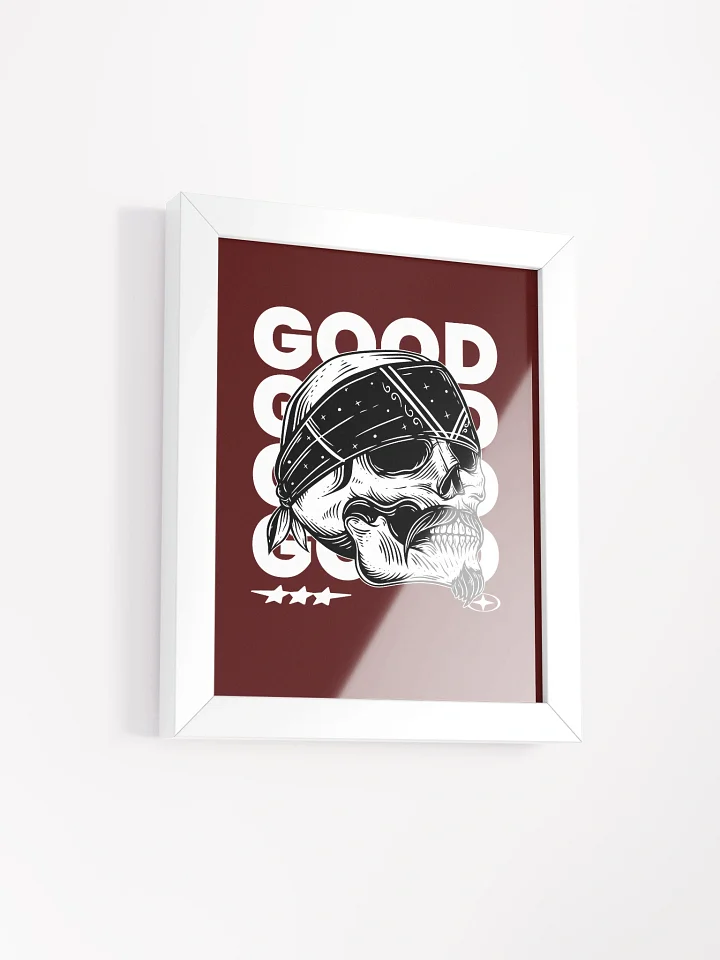 Good Vibes Skull Framed Poster product image (2)