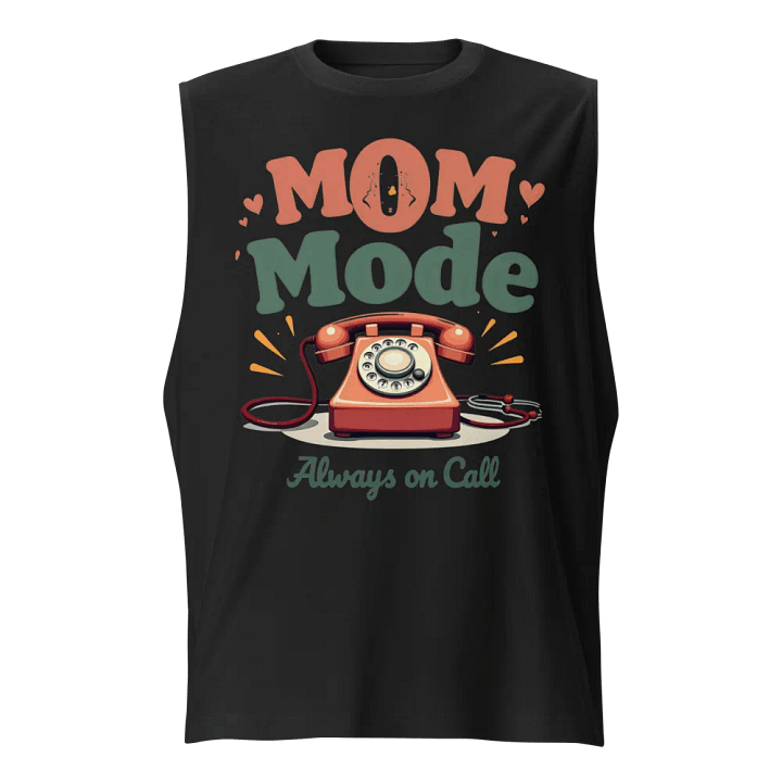 Retro Mom Mode Muscle Tank product image (1)