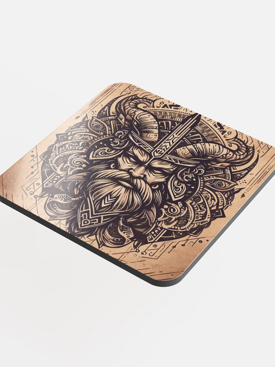 Viking Glass Drink Coaster product image (4)