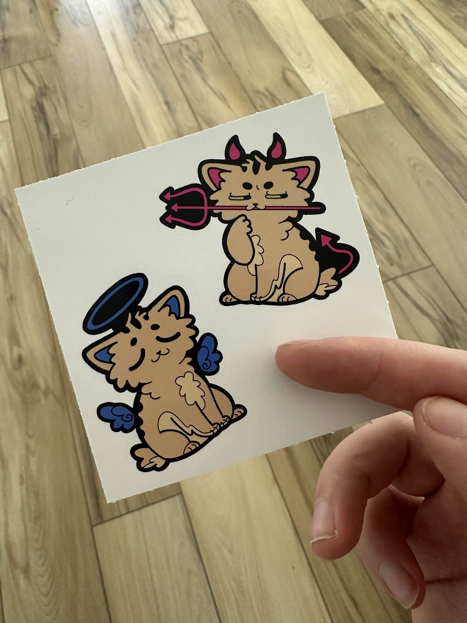 Loaf ANGEL or DEVIL Sticker product image (1)