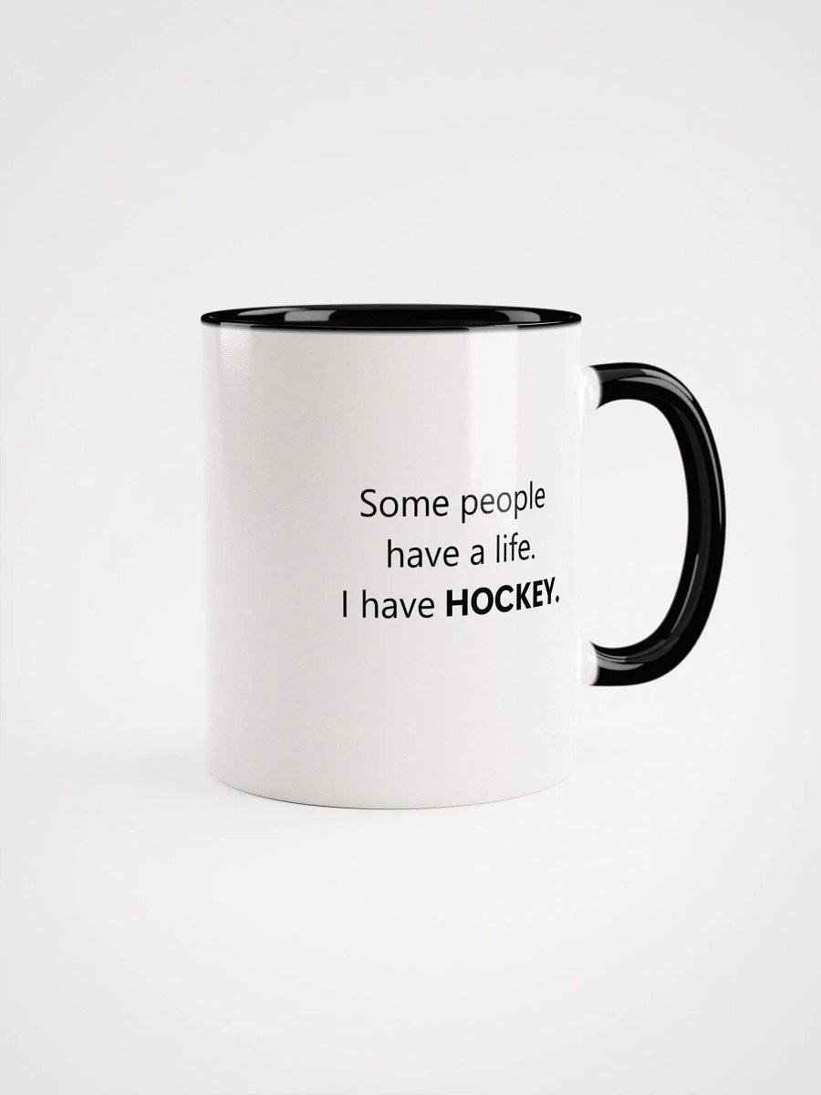 Blue hockey life mug product image (2)