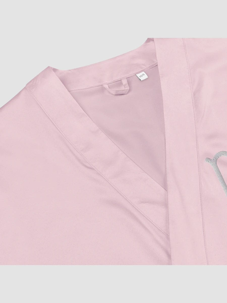 Scorpio White on Pink Satin Robe product image (6)