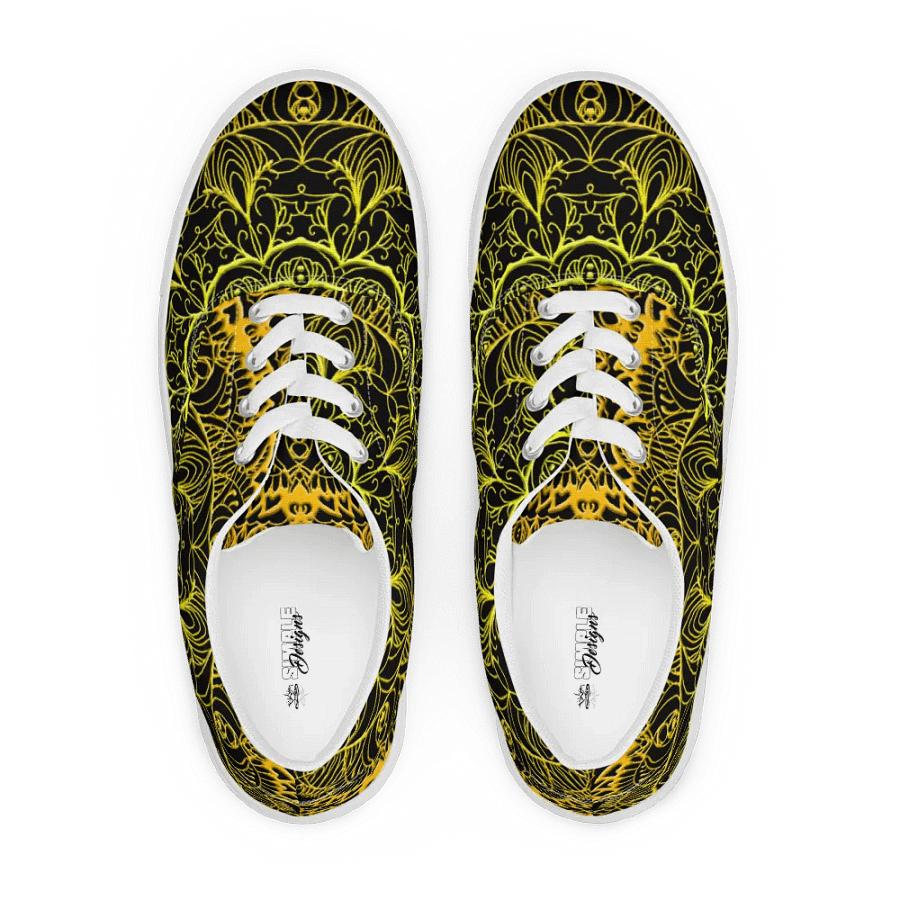 Golden Mandala Lace-Up Shoes product image (5)