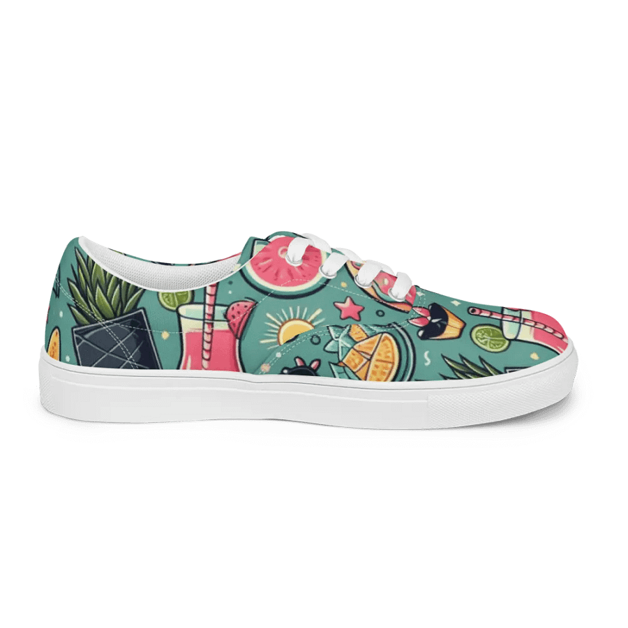 Tropical Vibes Men's Canvas Shoes product image (4)