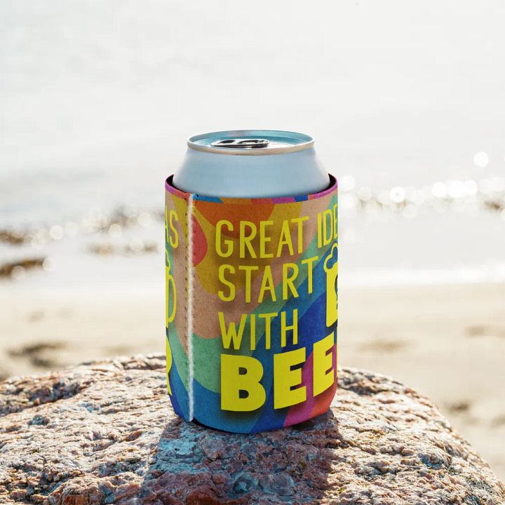 Great Ideas Start with Beer Can Cooler – Fun & Insulated Beer Lover Gift product image (2)