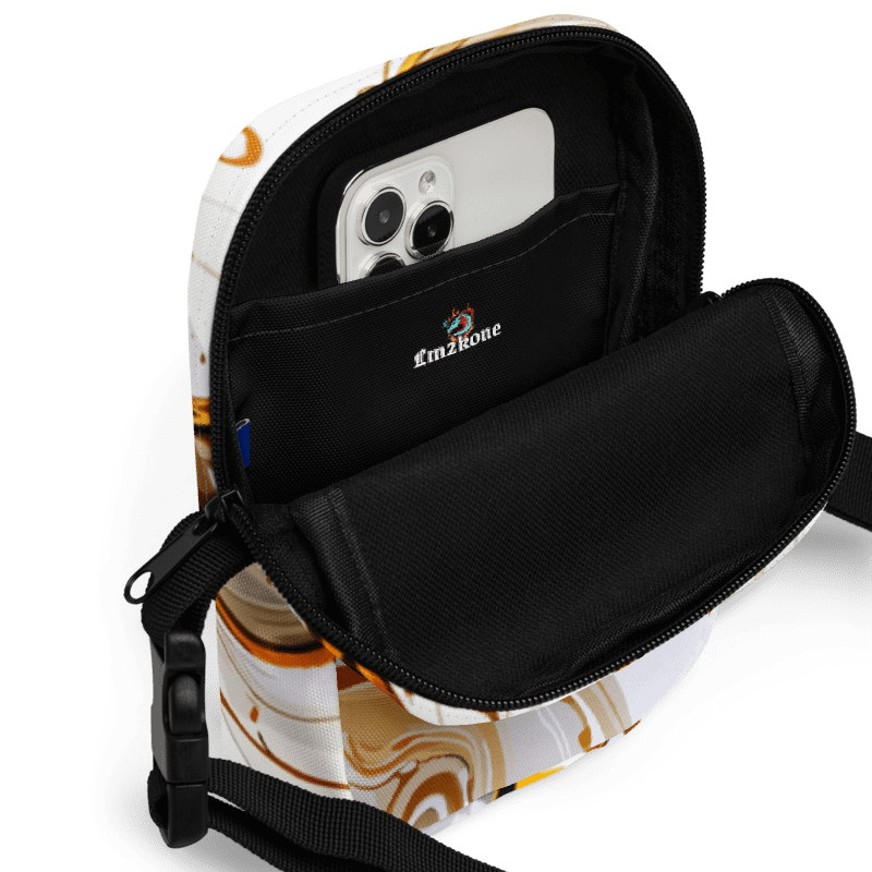 Golden Swirls All-Over Crossbody Bag product image (2)