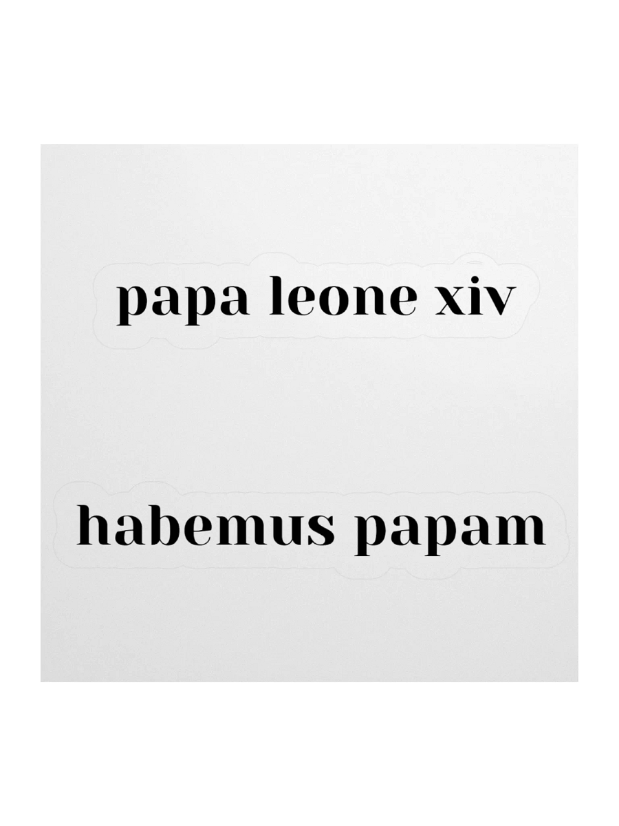 Pope Leo sticker set product image (1)