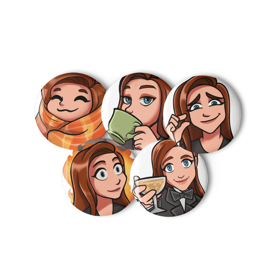 Kerrty Emote Pin Set product image (11)