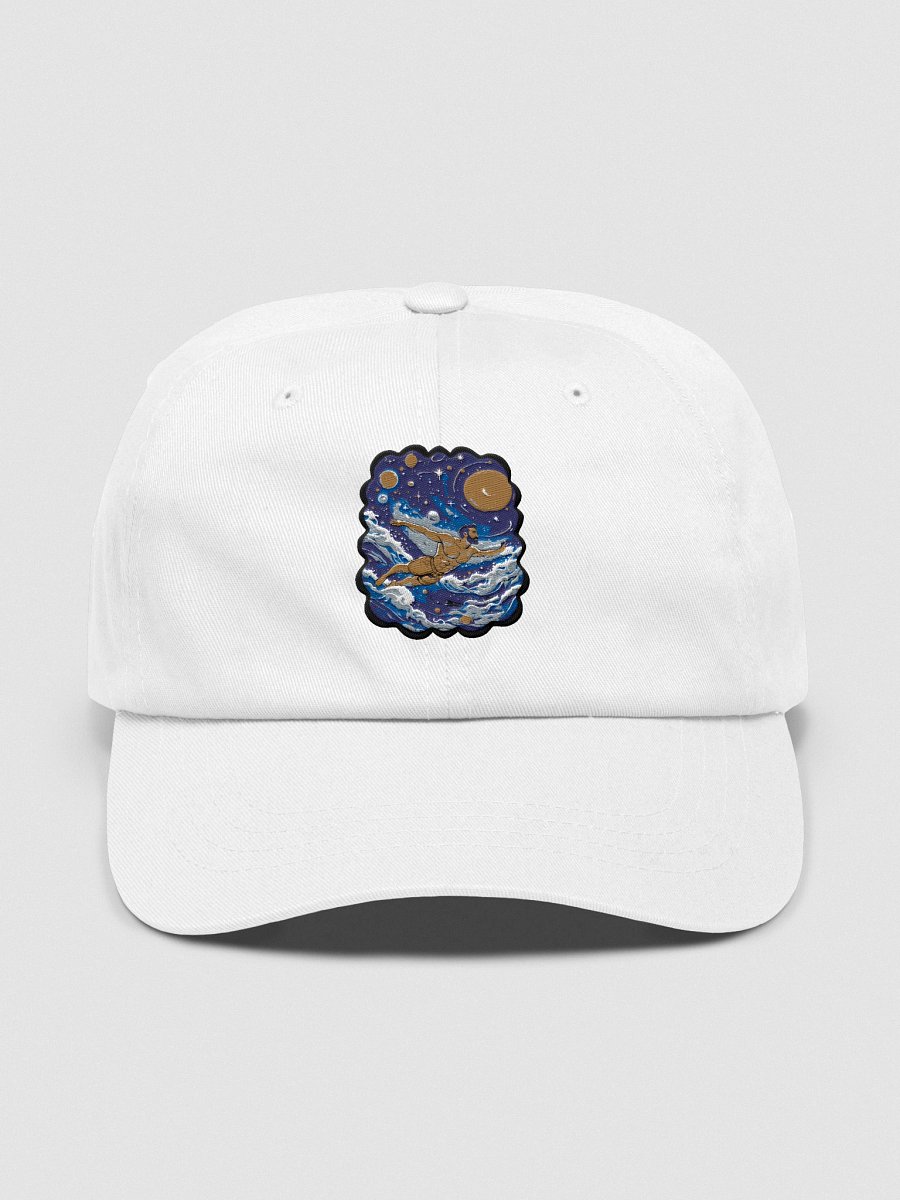 Monochrome Maritime Adventure: Black & White WavesMonochrome Maritime Adventure: Black & White Waves Dad Cap product image (5)