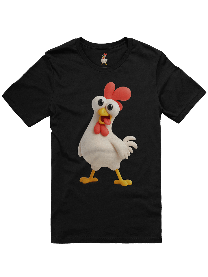 Crazy Chicken T-Shirt – Funny Cartoon Chicken Graphic Tee product image (1)
