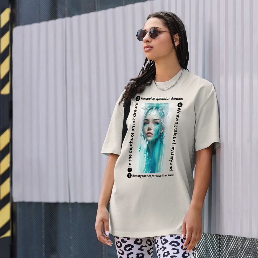 Enigma in Turquoise T-Shirt product image (22)