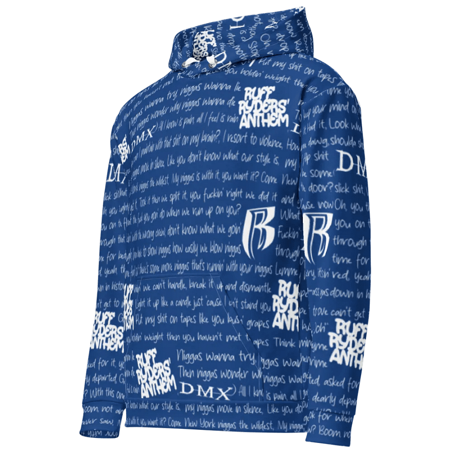 Ruff Ryders' Anthem - DMX - BLUE - Unisex Hoodie product image (1)
