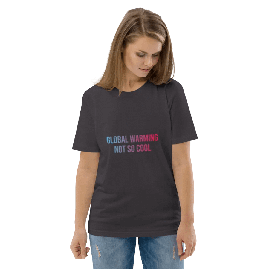 Global Warming Distorted Reality Organic Tee product image (176)