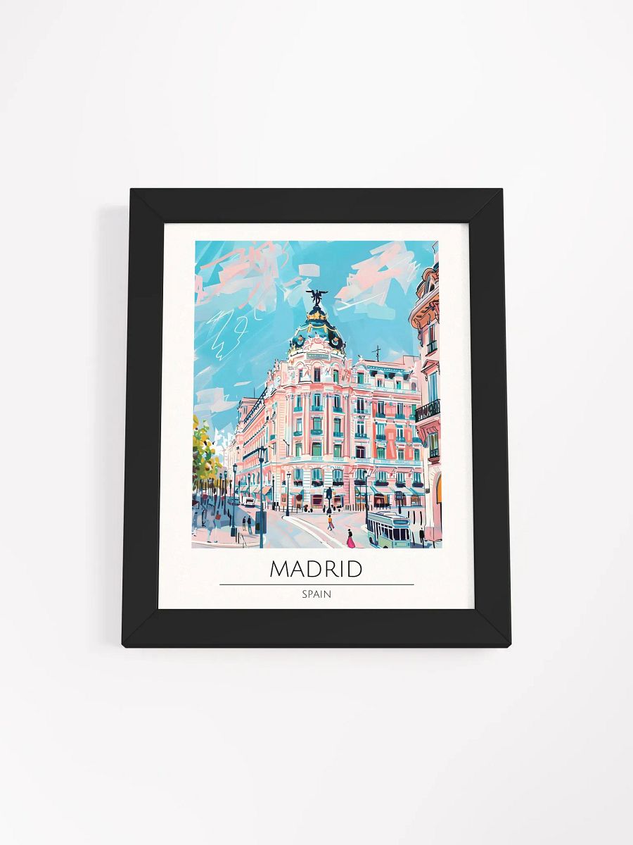 Madrid Spain Framed Travel Poster product image (4)