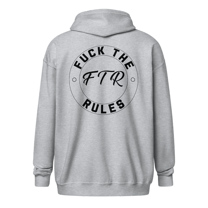 FTR Black- Zip-up Hoodie product image (1)