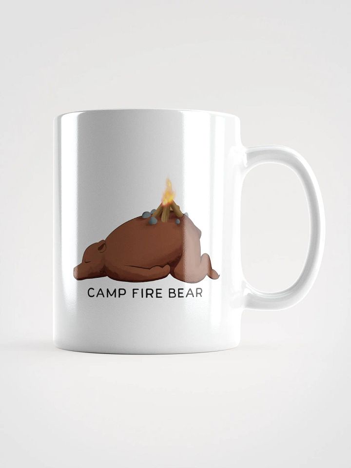 Camp Fire Bear Ceramic Mug product image (1)
