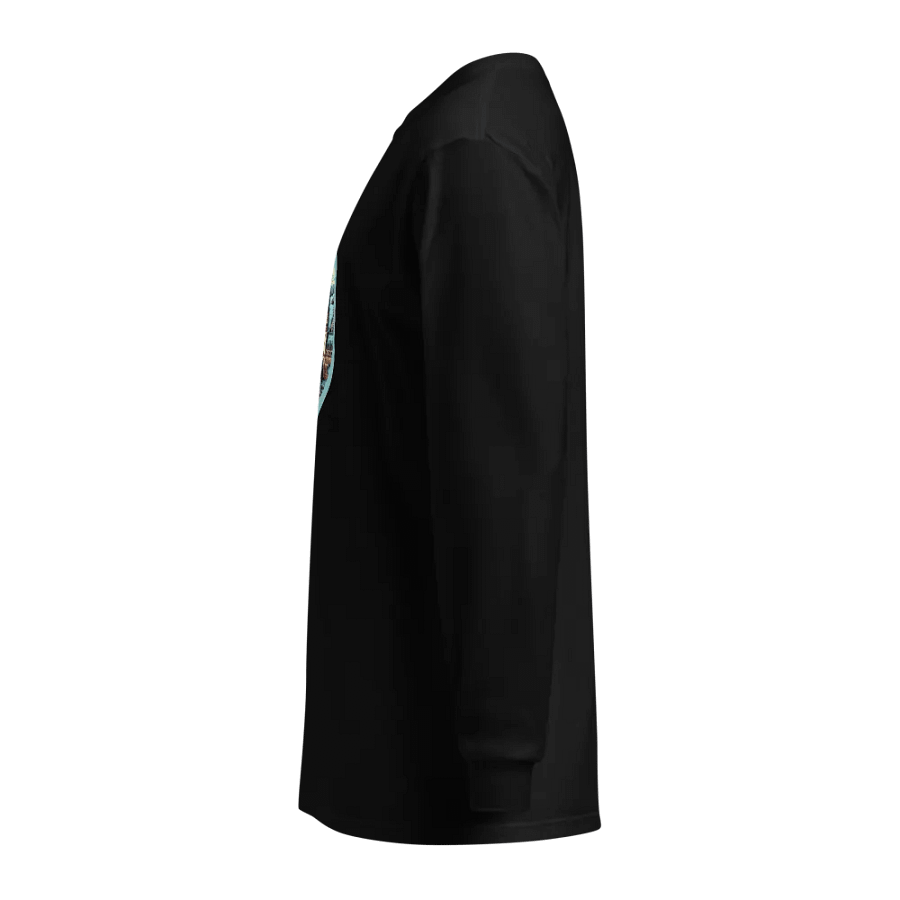Cityscape Pin Artistic Long Sleeve Shirt | AI Design: Hamburg, Deutschland product image (3)