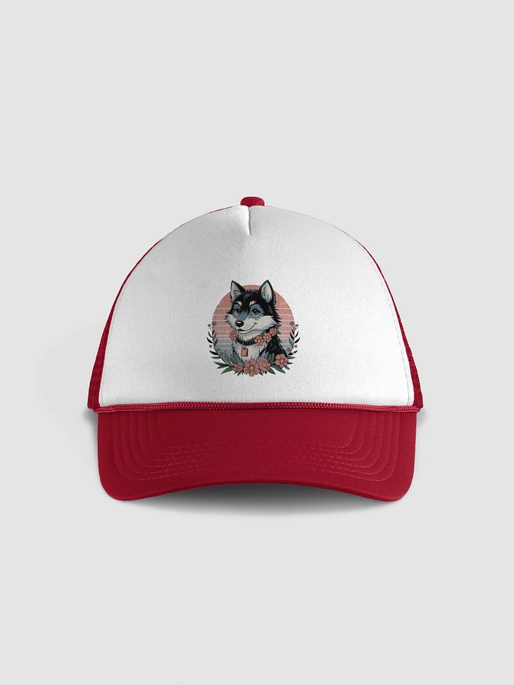 Floral Husky Foam Trucker Hat product image (4)
