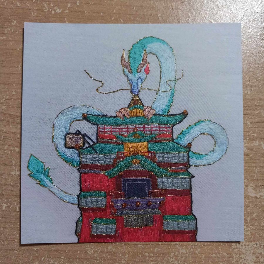 Spirited Away Embroidery Print product image (2)