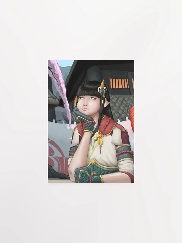 MH Comic: Hinoa's Contemplation (Matte Poster) product image (7)