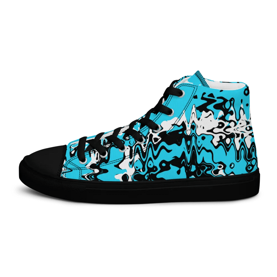 Cyberblue, high top canvas shoes (womens) product image (6)