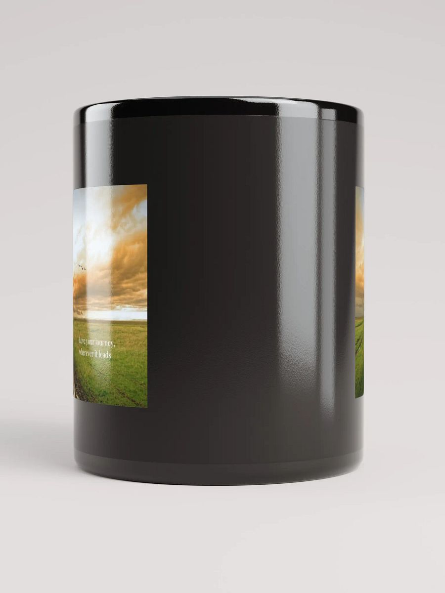 Love Your Journey Black Glossy Mug product image (9)