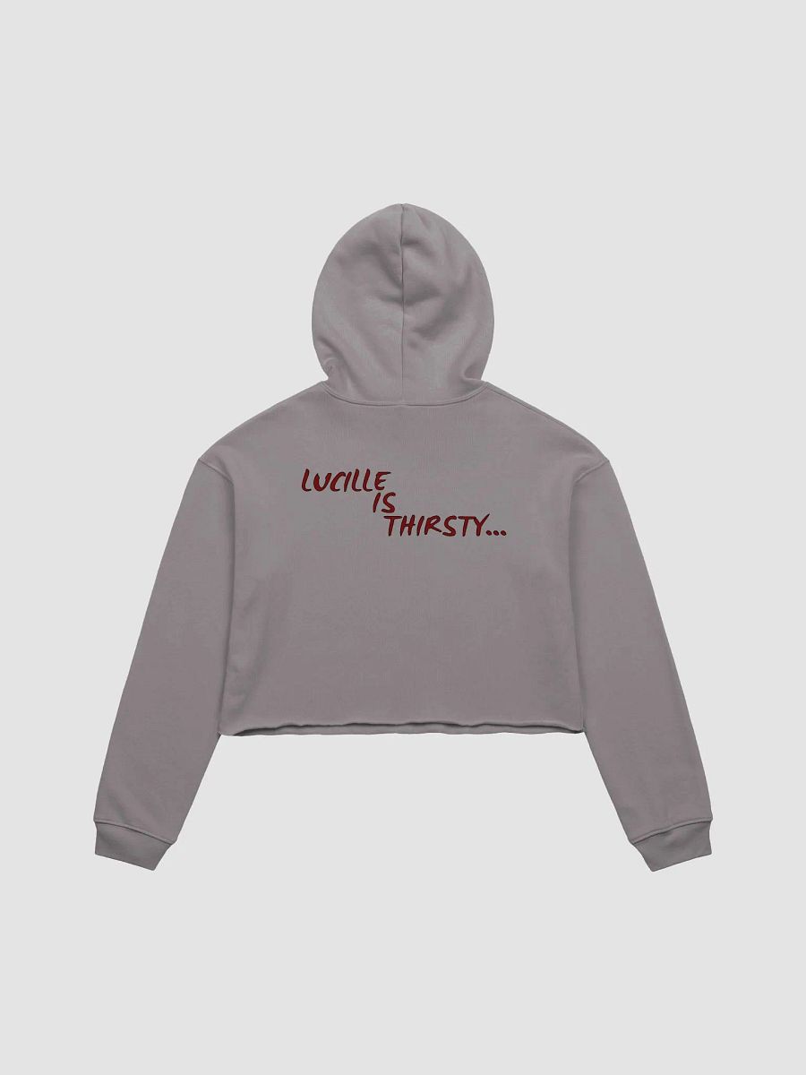 Lucille is Thirsty Crop Hoodie product image (2)