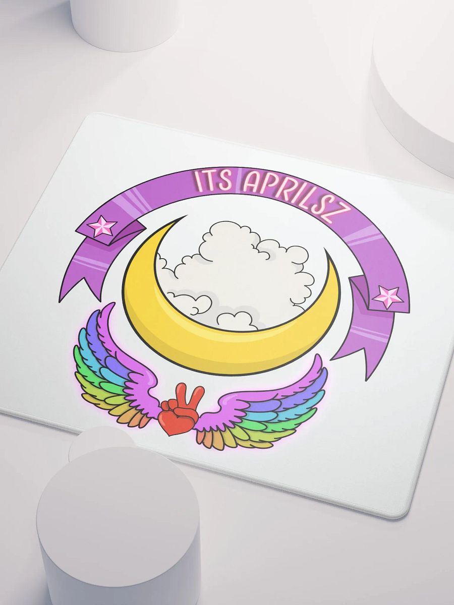 Its Aprilsz Channel Logo Gaming Mouse Pad product image (3)