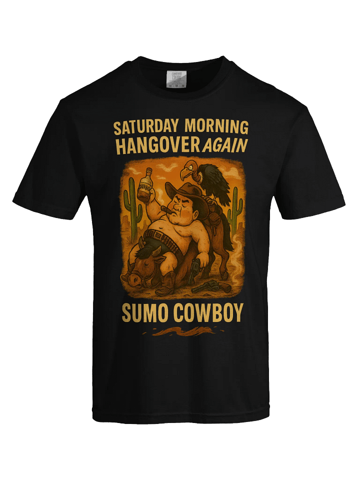 Sumo Cowboy Hangover T-Shirt product image (1)