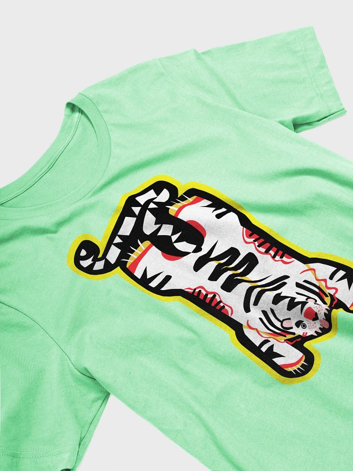 White & Yellow Electric Tiger - T-shirt product image (2)