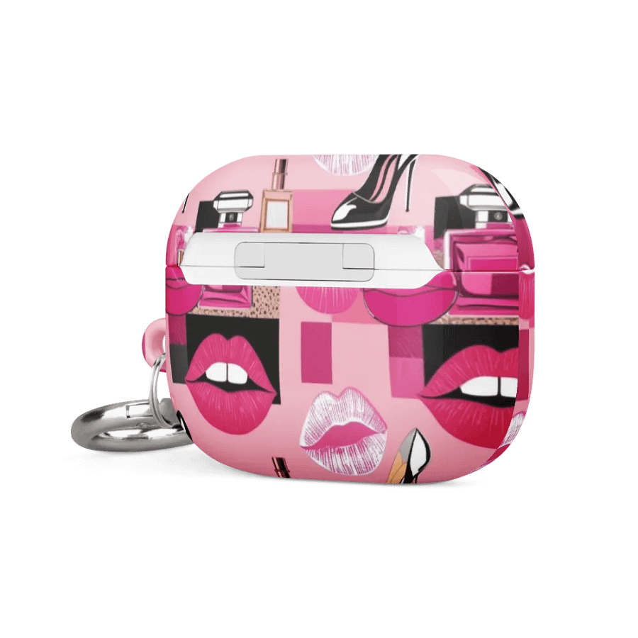 Chic Pink Grid AirPods® Case product image (5)