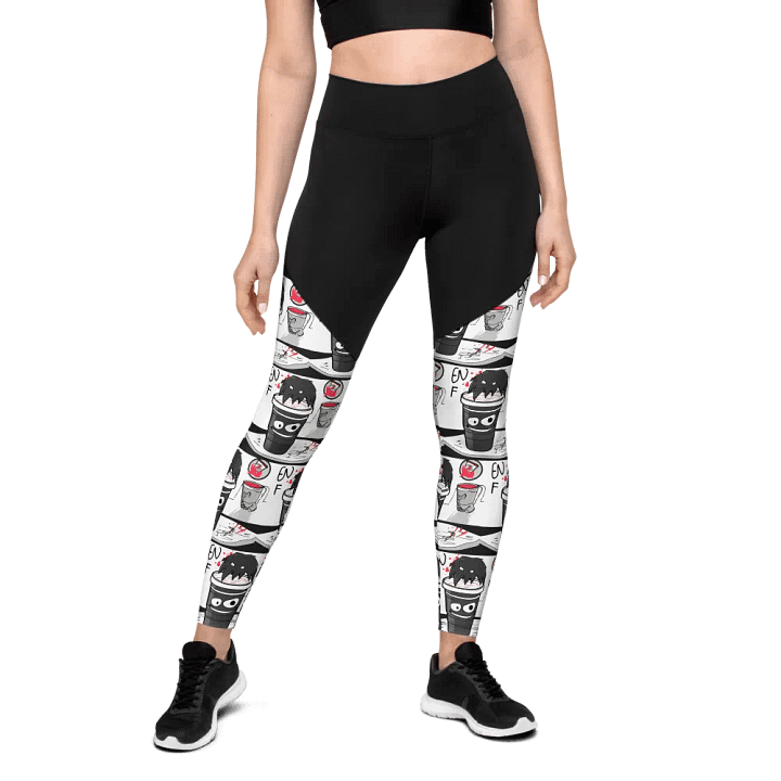 Spiky Coffee Cup Chaos Leggings product image (2)